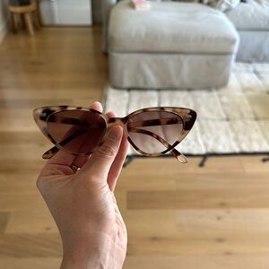 Tortoise Shell Cat-Eye Sunglasses